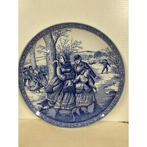 Spode Blue Room Collection – Christmas Plate Series No. 1 &‎ No. 2